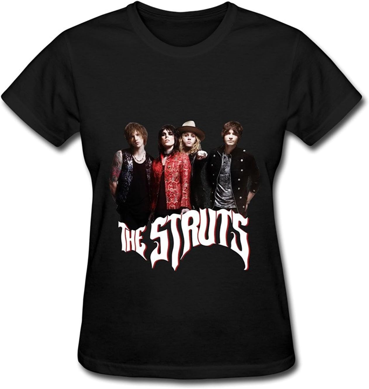 Women Black Music Rock Band The Struts Poster T Shirt