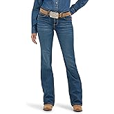 Wrangler Women's Cash Mid Rise Vented Hem Ultimate Riding Jean