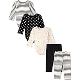 The Children's Place baby-girls And Newborn Long Sleeve Bodysuit and Pants,playwear Sets