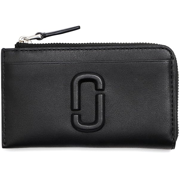 MARC JACOBS THE WALLET ブラック New Authentic Marc Jacobs Black Slim Leather Card Case