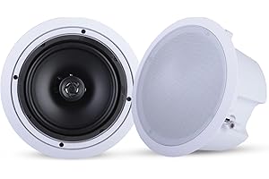 Pyle-Home PDPC82 8-Inch In-Ceiling 2-Way Flush Mount Enclosure Speaker System