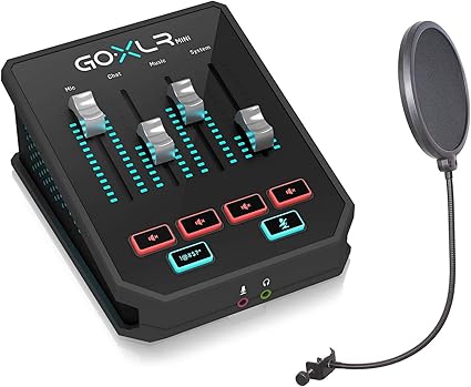 Amazon Com Goxlr Mini Mixer Usb Audio Interface For Streamers Gamers Podcasters Bundled With Microphone Pop Screen Musical Instruments Amazon Com Goxlr Mini Mixer Usb Audio Interface For Streamers Gamers Podcasters Bundled With Microphone Pop Screen Musical Instruments