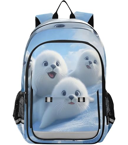 Krafig Teeth Dental Pattern Backpack Girls Boys Elementary School Bags Bookbags Laptop Backpack Travel Daypack Safe Reflective Stripes : Electronics