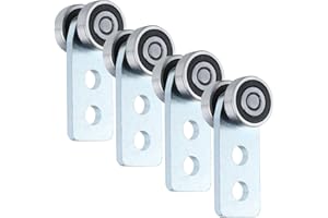 Fuperoo 2-Wheel Trolley Assembly Rollers.Strut Channel Rollers Trolley.for use with 1-5/8" Wide and All 1-5/8" or Taller Strut Channel.