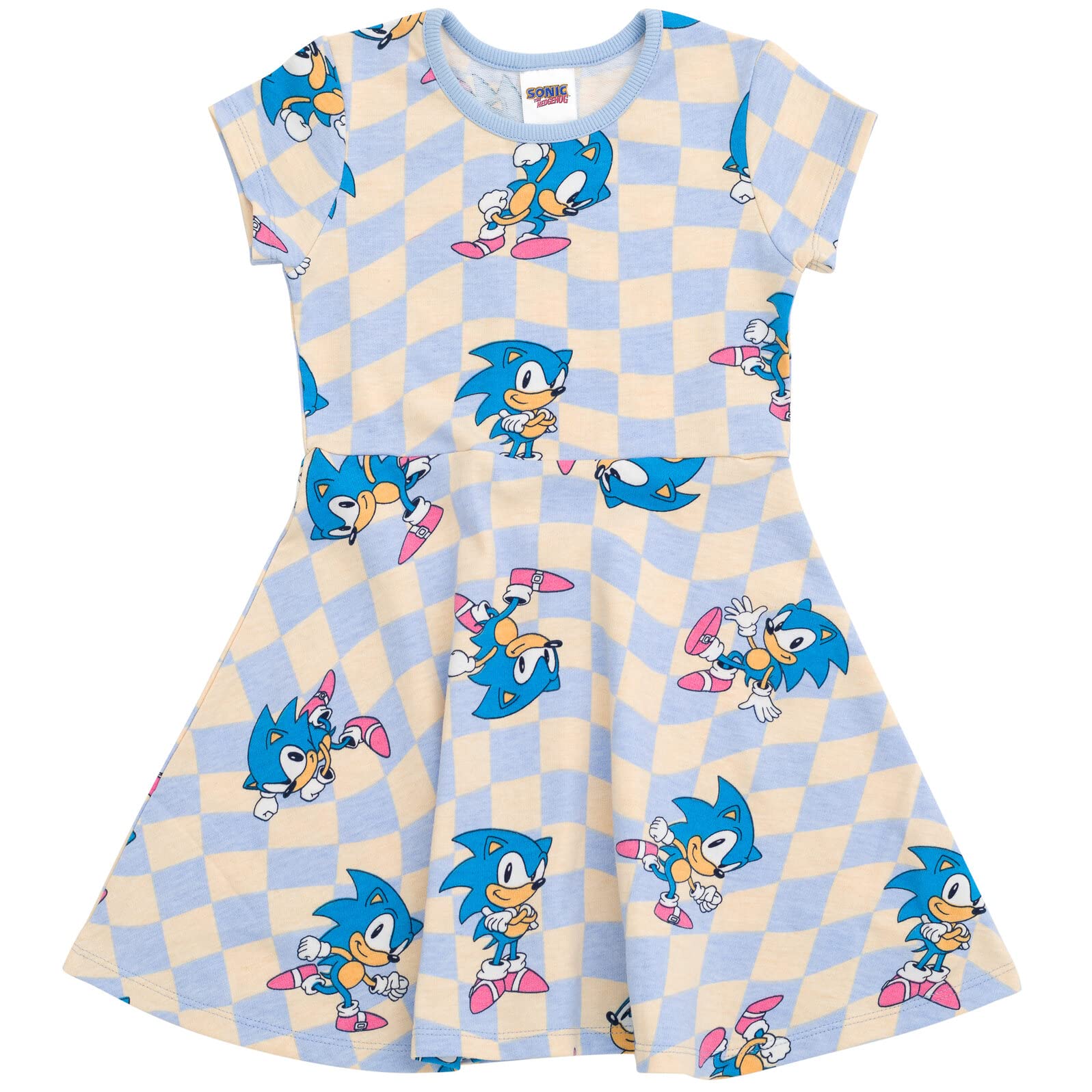 SEGA Sonic The Hedgehog Little Girls French Terry