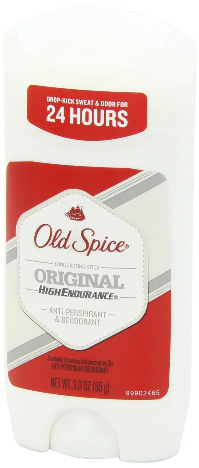 Old Spice Antiperspirant and Deodorant for Men, High Endurance, Original, 3 Oz (Pack of 6) : Deodorants And Antiperspirants : Beauty