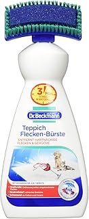 Dr. Beckmann Teppich Flecken-Bürste (1x 650 ml), Teppichreiniger zur Entfernung selbst hartnäckiger Flecken und Gerüche, inkl. Bürstenapplikator
