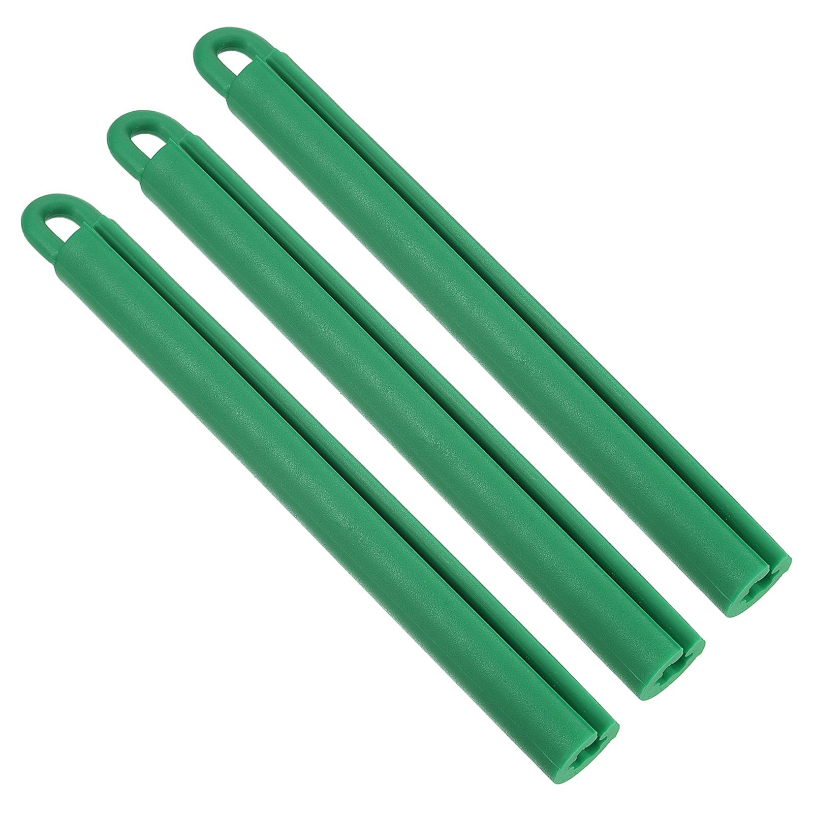 PATIKIL 7.5" Pool Cue Hanger, 3Pcs Snooker Billiard Table Cue Stick Rod Sleeve Hanging Tool Accessory, Green