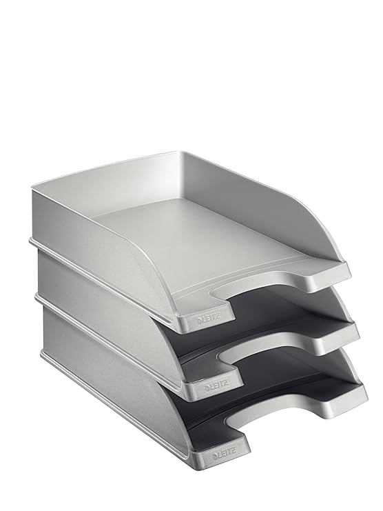 A4 Leitz Bandeja portadocumentos Plus 52370003 Color claro Slim