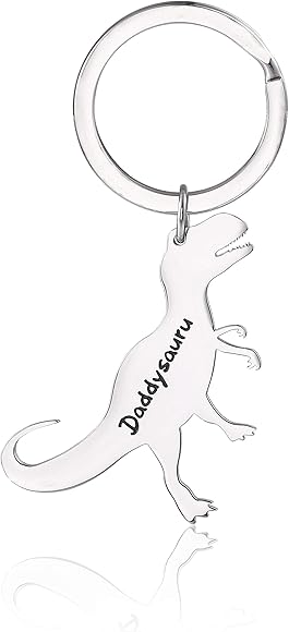 daddysaurus keyring