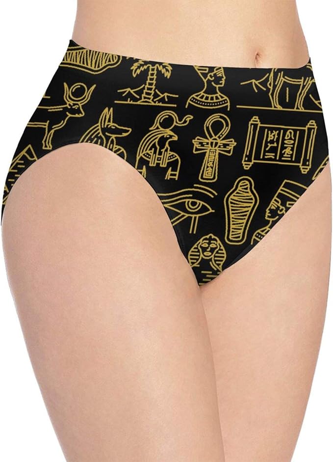 Womens Seamless Underwear Egyptian Ancient Gods Of Egypt Sexy Briefs