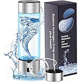 Hydrogen Water Bottle, 2025 SPE/PEM Technology 3Min to 2200PPB Hydrogen Water Bottle Generator, 460ml Portable Hydrogen Water Bottles for Home, Office, Travel and Fitness Drinking