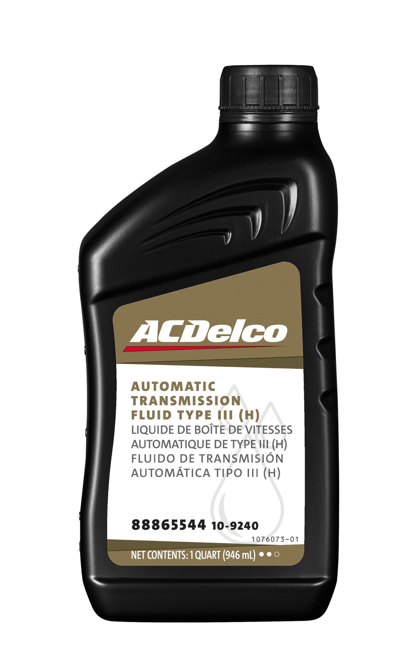 Photo 1 of ACDelco Gold 10-9240 (88865544) Type III (H) Automatic Transmission Fluid - 1 qt