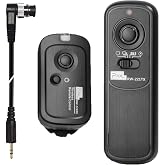 Pixel Camera Remote Shutter Release RW-DC0 for Nikon Wireless 2.4GHz 262ft | For Nikon Z8 Z9 D3 D4 D5 D800 D850 D800E D810A D810 D700 D500 D300 D300s D200 F100 F90 F90X F6 F5 D1X D2H MC-30A MC-36A