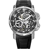FEICE FM511 Skeleton Auto Watch, Sapphire Luminous 5ATM Steel Strap.