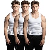 Ekkovision Beaters, Men's Tank Tops, Cotton Spandex Blend Tanks for Men, Comfortable, Durable Ribbed Fabric.