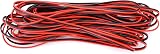 QWORK 22AWG 2 Core Black Red Electrical Wire 20 Meter Cable Car LED Strip Light view 2