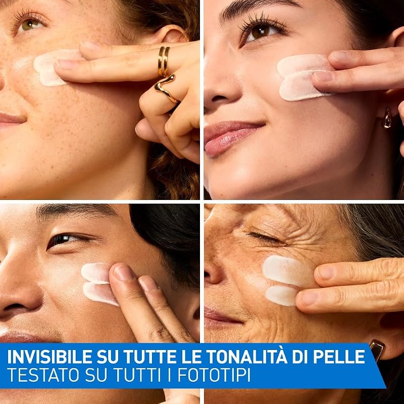 Fluido Viso Idratante Invisibile SPF50, Pelli Normali e Secche, 50ml