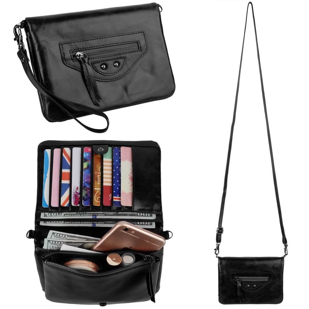 Galleon YALUXE Women's RFID Blocking Multiple Pocket Large Capacity