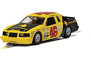 Scalextric Ford Thunderbird 'Allama' #46 1:32 Slot Race Car C4088 Yellow, Black, Red, White