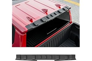 powoq Rear Roof Protector Compatible with 2024-2026 Toyota Tacoma Truck Cab Roof Protector TPE Rear Spoiler Replacement for 2024-2026 Toyota Tacoma Accessories