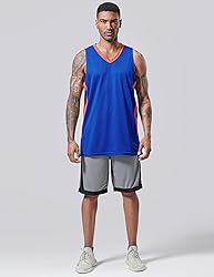 Liberty Imports Reversible Men's Mesh Athletic