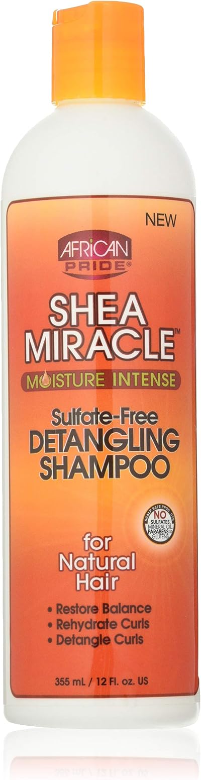 African Pride Shea Miracle Detangling Shampoo 355 ml