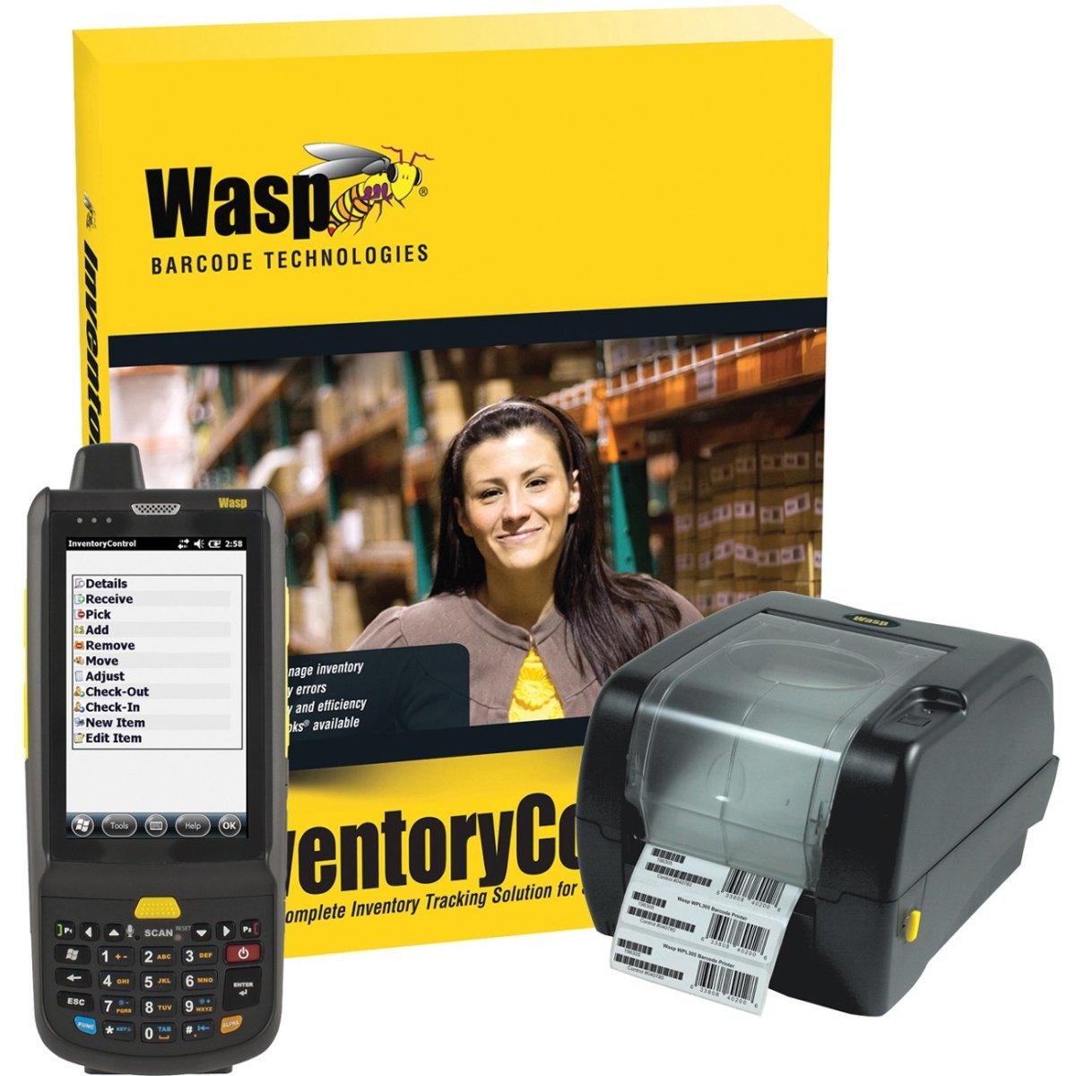 wasp barcode printer