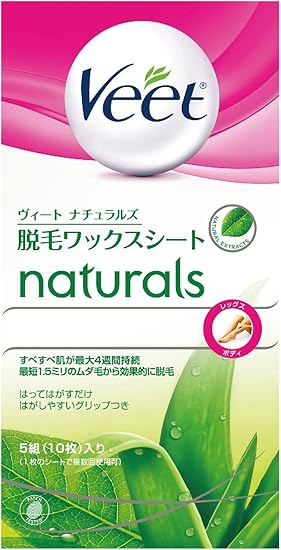 Amazon.co.jp： ヴィート Veet ナチュラルズ 除毛 脱毛ワックス ...