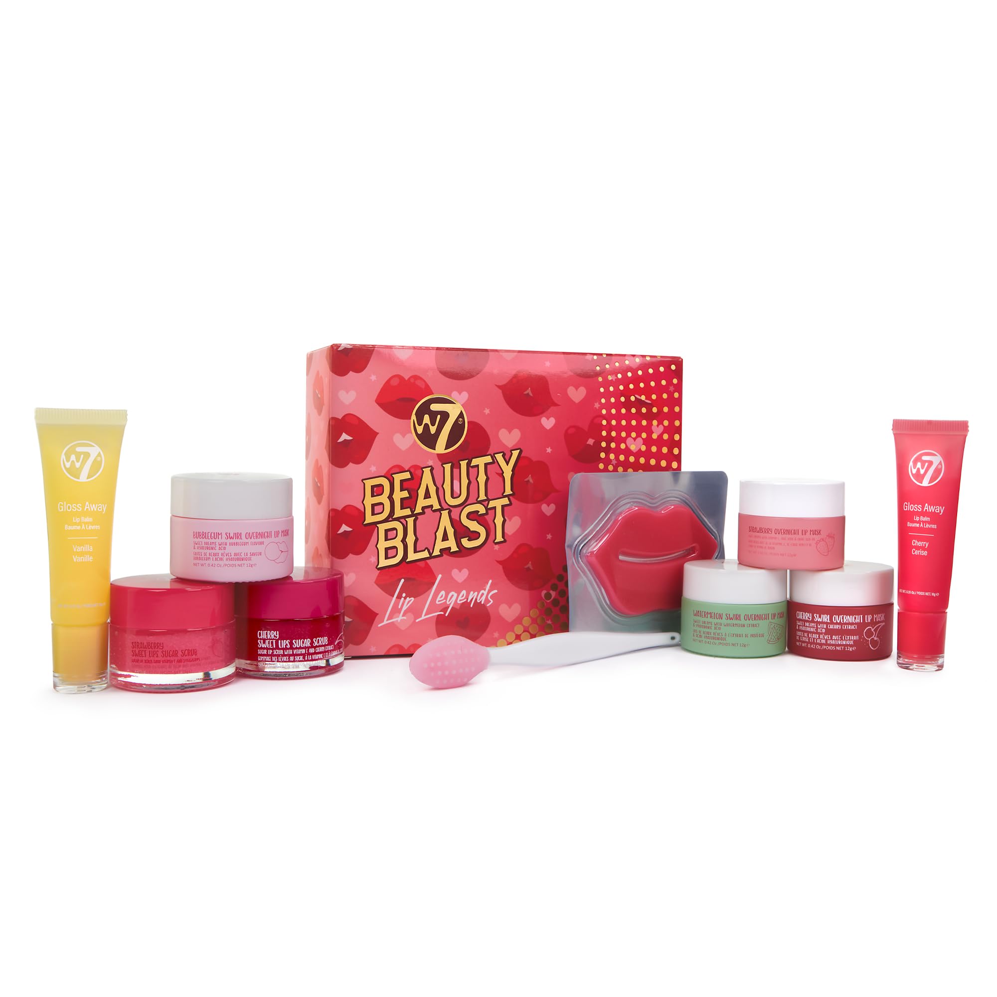 W7 Beauty Blast Lip Legends Sweet Dreams Geschenkset – Lippenpflege Box mit Lippen Maske, Sugar Scrub & Balm – Exklusive Sweet Dreams Flavours 4