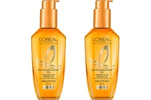 L'Oréal Paris Hair Expertise Extraordinary Oil Sublime Hair Perfector, Hair Serum, Pack of 2, 200ml