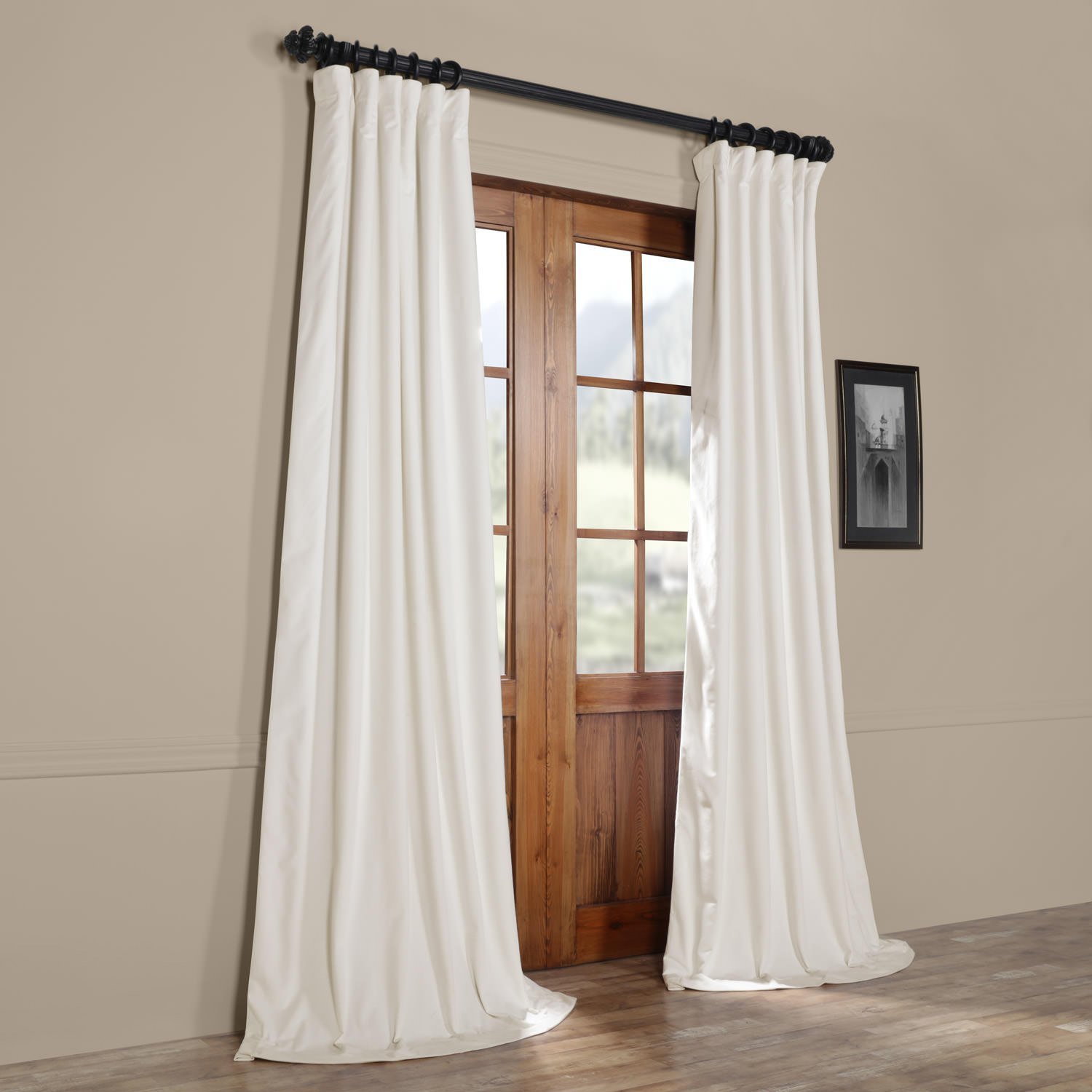 Patio Door Panel Curtain Track Set Patio Ideas