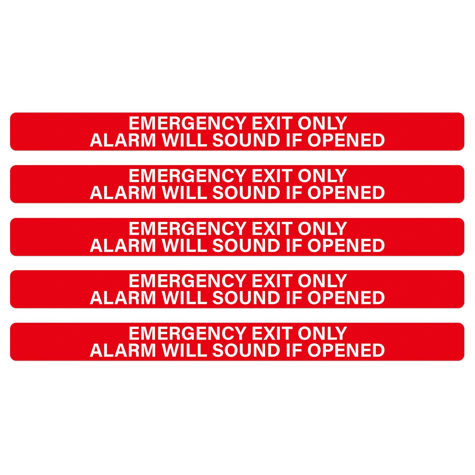 YIKIADA 5 Pack Emergency Exit Only Alarm Will Sound