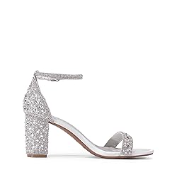 DREAM PAIRS Women's Chunk Low Heel Pump