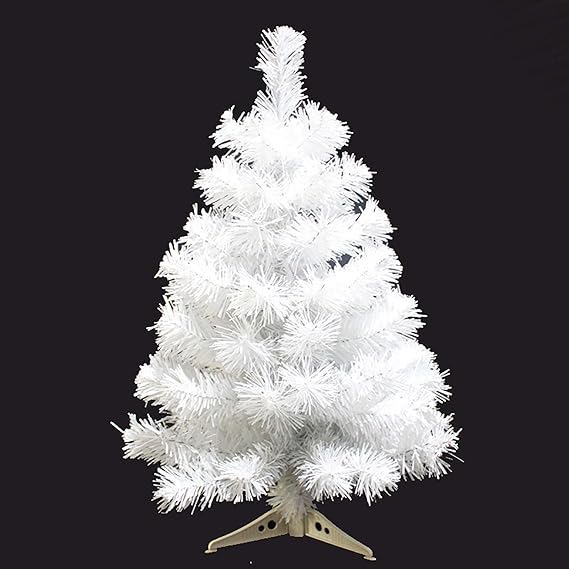 ZZFF 3ft White Small Christmas Tree,Multicolored Artificial Christmas