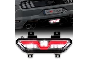 LitMiRaCle Backup Light for Ford Mustang, LED Center Parking Light Red Tube 3rd Brake Light Reverse Rear Running Light Back Up Lamp for Ford Mustang 2018-2021 Accessories (1PCS)