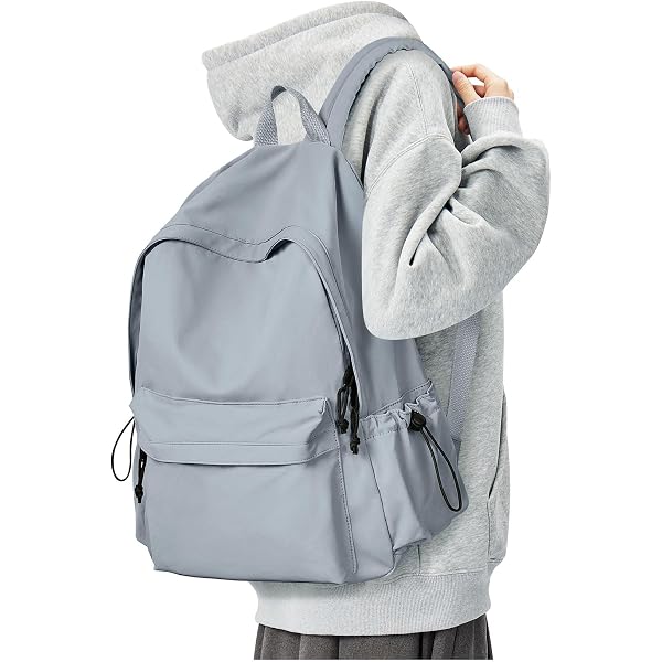 VECAVE School Backpack Black Waterproof Bookbag Casual