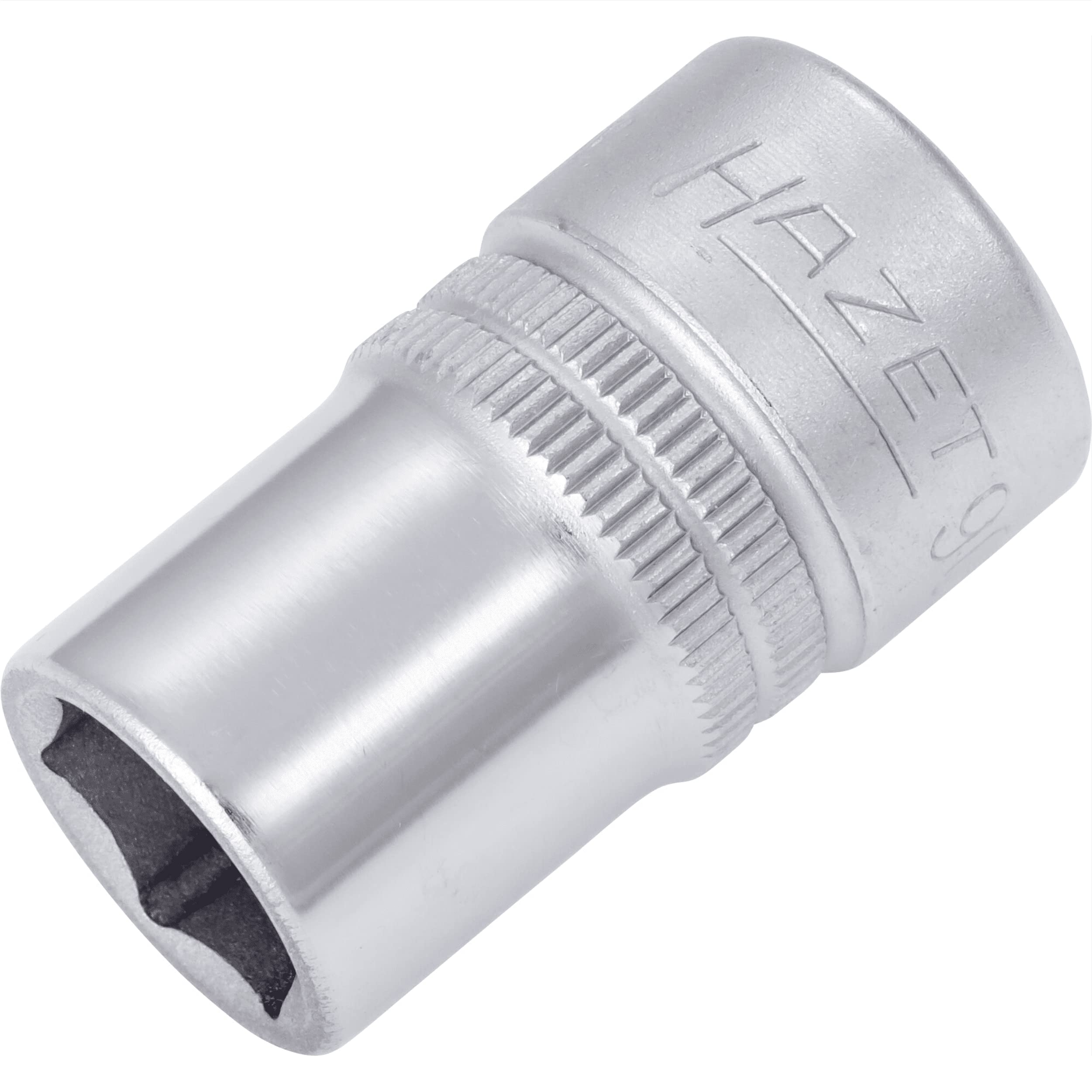 HAZET 900-13 38 mm 6-Point Hexagon Traction Profile Socket - Chrome-Plated/Polished