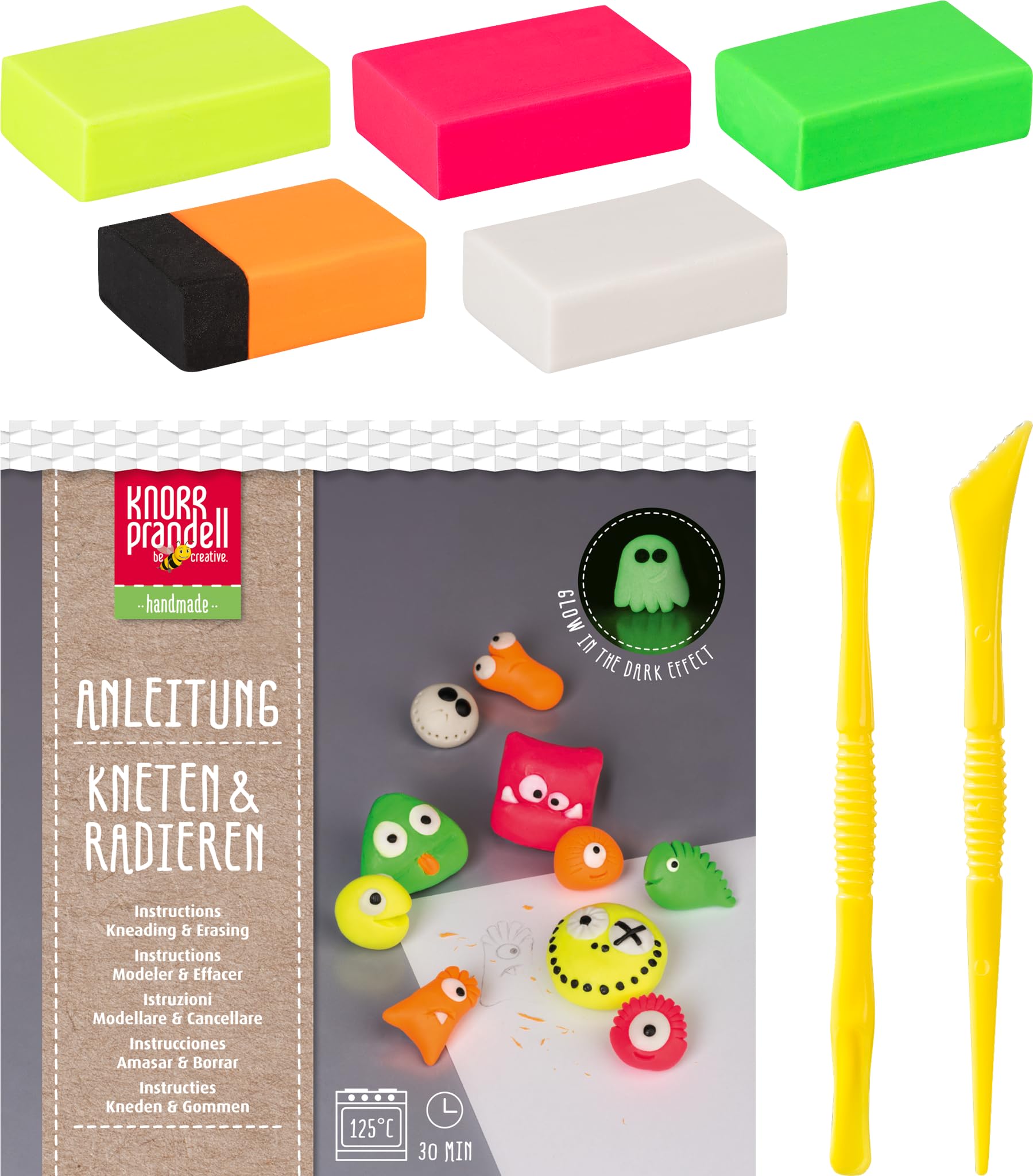 Knorr Prandell Crazy Neon 212159107 Craft Kit Kneading & Erasing