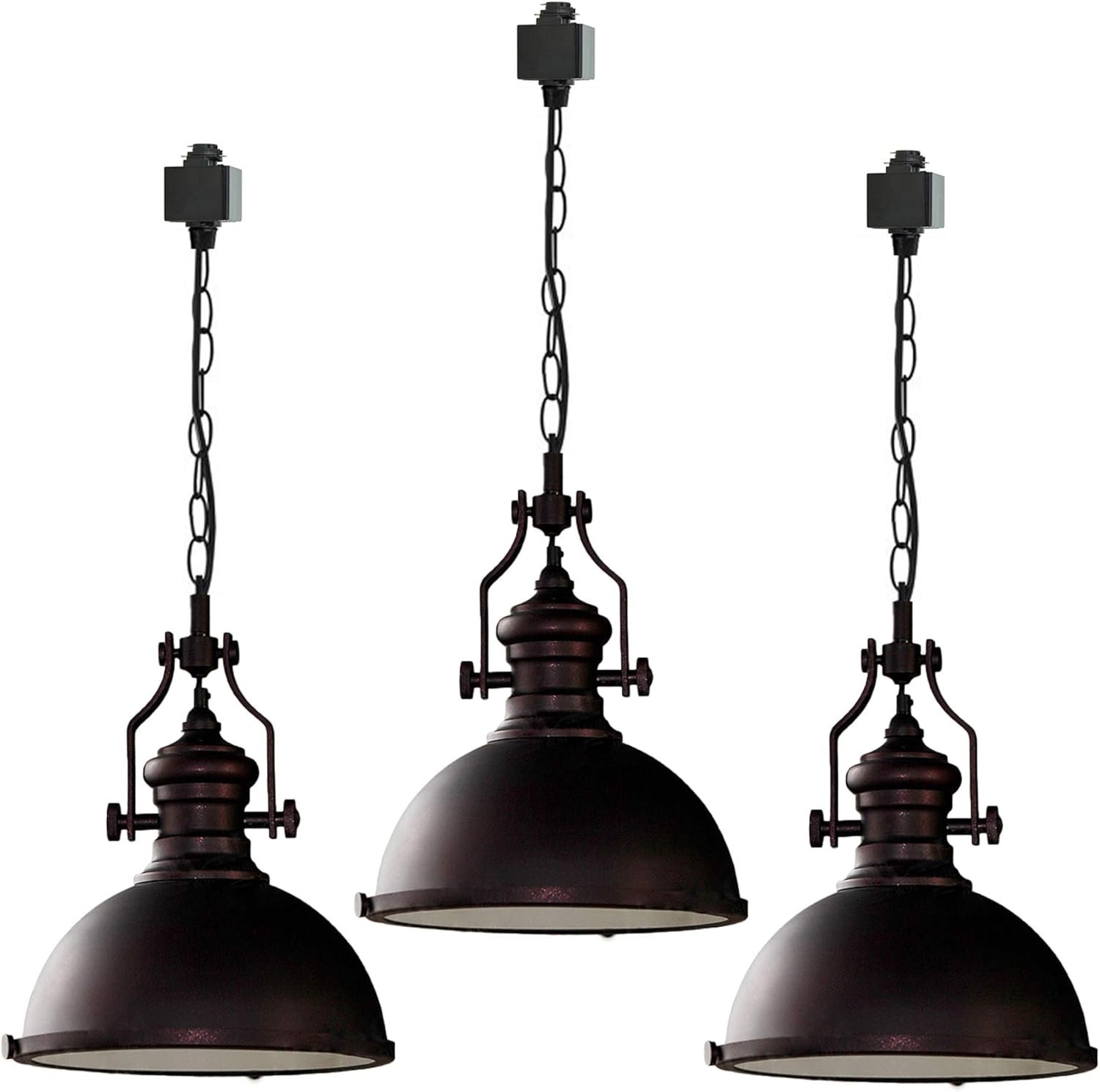 SKIVTGLAMP Dome Industrial Frosted Glass Design Pendant Light HType