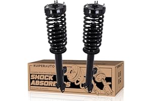 KUIPERAUTO 172248 Complete Front Struts Assembly Compatible for 2005-2010 Chrysler 300/2006-2010 Dodge Charger / 2005-2008 Dodge Magnum 2.7L/3.5L V6 (RWD) 2x Set Front Shock Absorbers