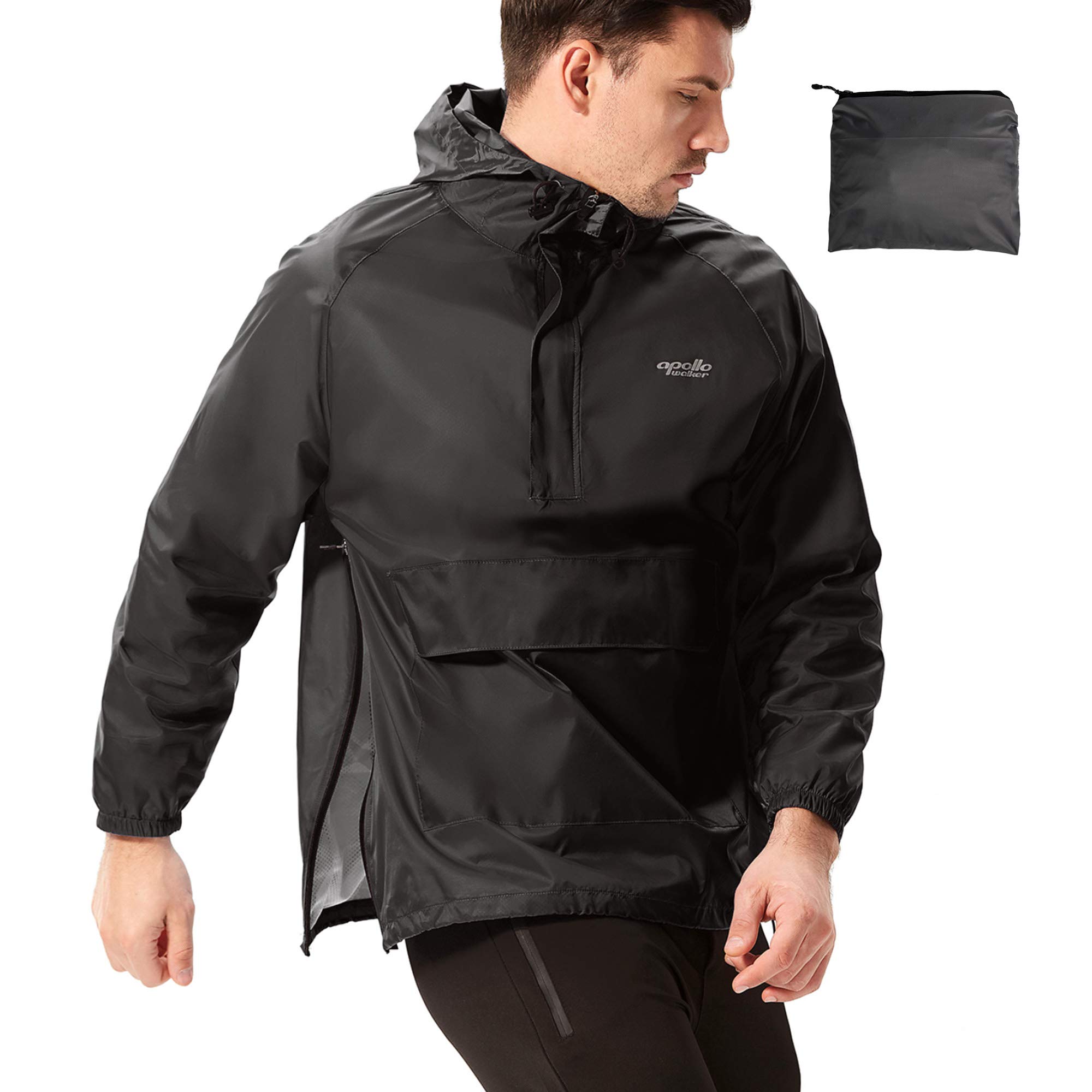 mens lightweight running hoodie