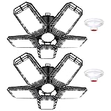 Luyata LED Garage Lights 2 Pack,Ceiling LED Shop