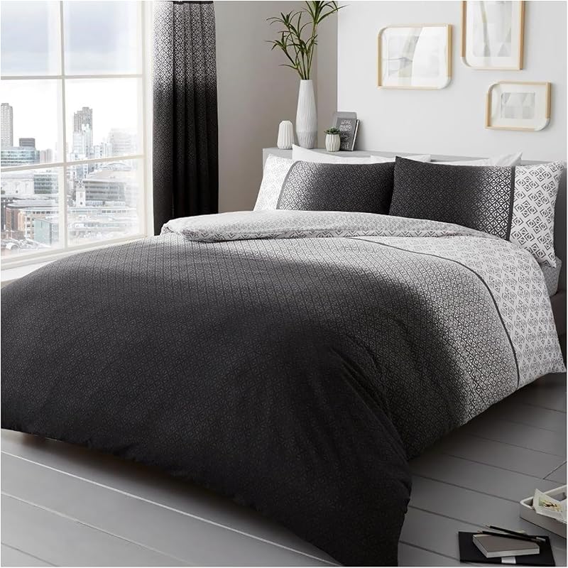 Gaveno Cavailia Urban Ombre Bed Set Duvet Cover Grey Double 200x200