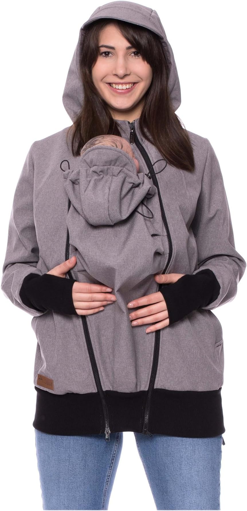 Milchshake - 3in1 Baby Carrying Coat for Mom and Baby - Softshell - Aventuro