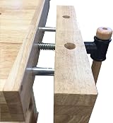 Lumber Jack Heavy Duty Work Bench with 2 Drawers and Front Vice view 3