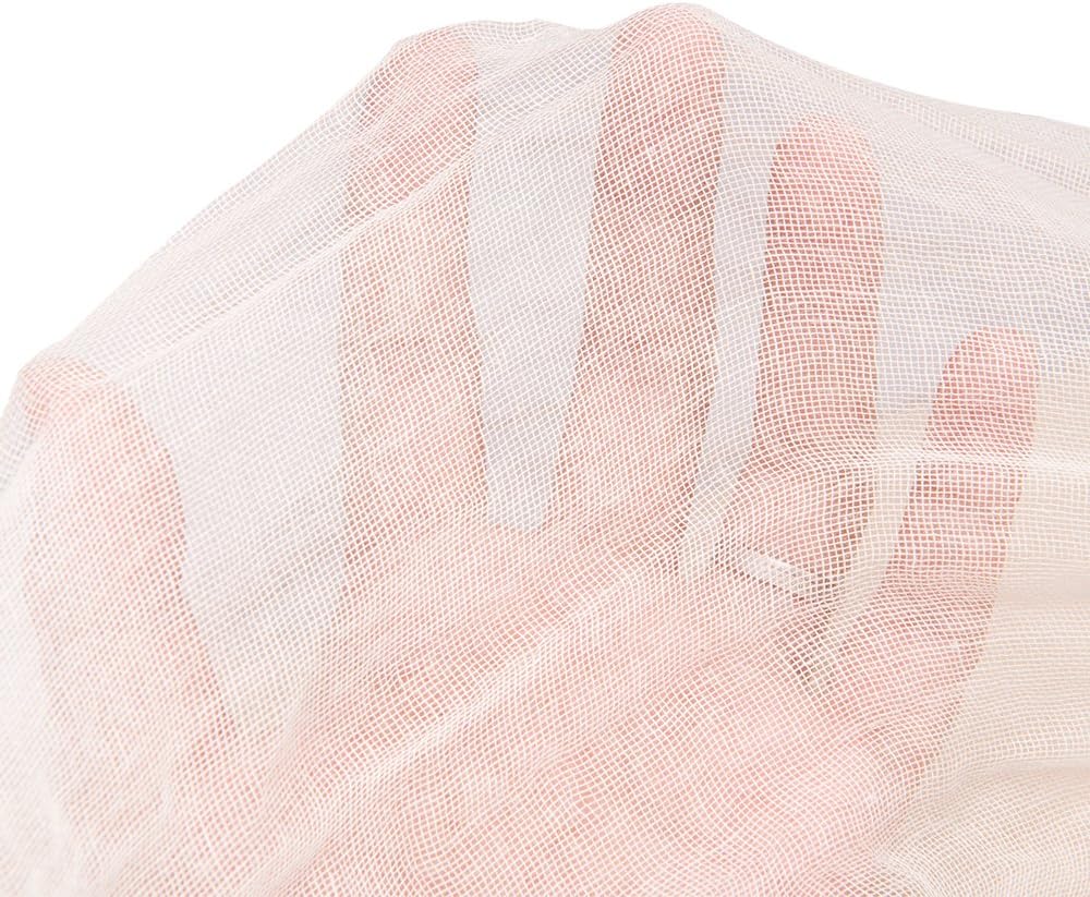 Fasmov Bug Insect Barrier Bird Net Garden Netting Planter Mesh, 8.2' x 16.4' (2.5 x 5m), White - Image 4