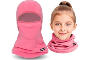 HAVCCDI Kids Ski Mask Balaclava, Winter Fleece Full Face Mask Neck Warmer for Boys Girls in Cold Weather Skiing Cycling