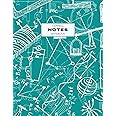 Cornell Notes Notebook: Note Taking with Graph Paper Quad Grid, Index ...