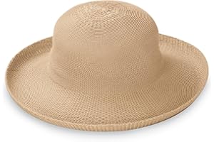 Wallaroo Hat Company Women’s Victoria Sun Hat – Wide Brim, Packable, Adjustable, Breathable, Lightweight Summer Beach Hat